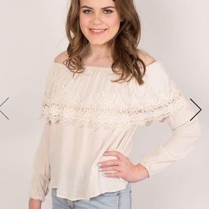 Off the shoulder top